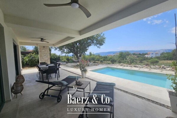 photo 4 Krk, Linardići, luxury villa with swimming pool and sauna, new build, 200 m², 450 m² plot