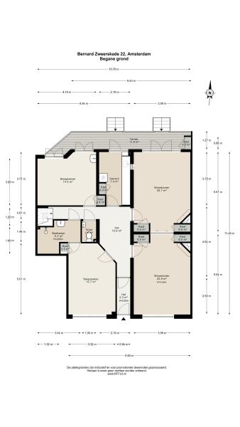 Floor Plan 1 - Bernard Zweerskade 22
