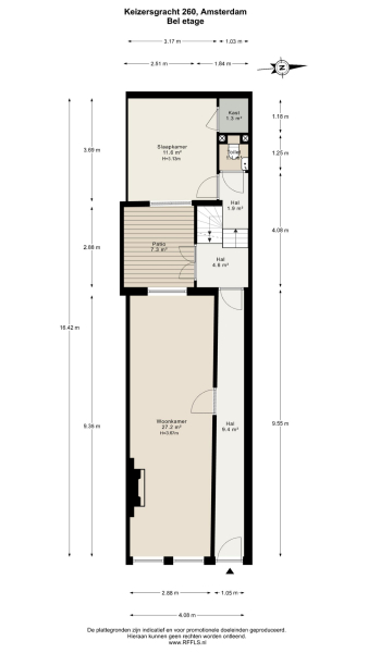 Floor Plan 3 - Keizersgracht 260