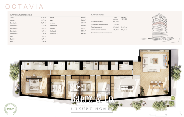 photo 26 Octavia – Contemporary Residences in Málaga - Boutique Urban Living with Sea Proximity - Corner Residence with Panoramic Sea and City Views - 5-Bedroom Residence with Generous Living Spaces and Natural Light