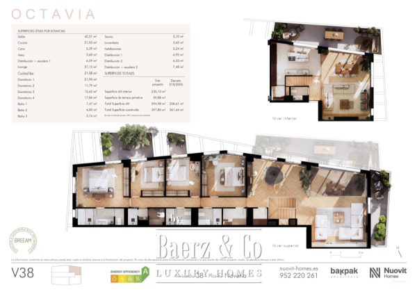 photo 26 Octavia – Contemporary Residences in Málaga - Boutique Urban Living with Sea Proximity - Expansive Duplex Penthouse with Panoramic Terraces and Open Sea Views - 4-Bedroom Residence with Exceptional Outdoor Living and Panoramic Orientation