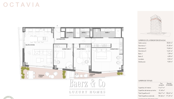 photo 26 Octavia – Contemporary Residences in Málaga - Boutique Urban Living with Sea Proximity - Spacious City Residence with Open Living and Private Terrace - 3-Bedroom Apartment with Generous Living Areas and Natural Flow