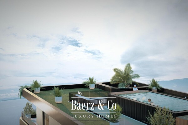 photo 2 Opatija, Ičići, penthouse in an elite new development with a spacious terrace and swimmi