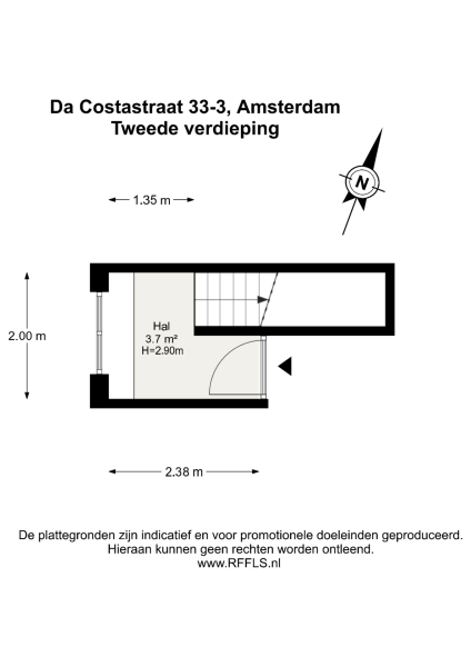 Floor Plan 1 - Da Costastraat 33 3