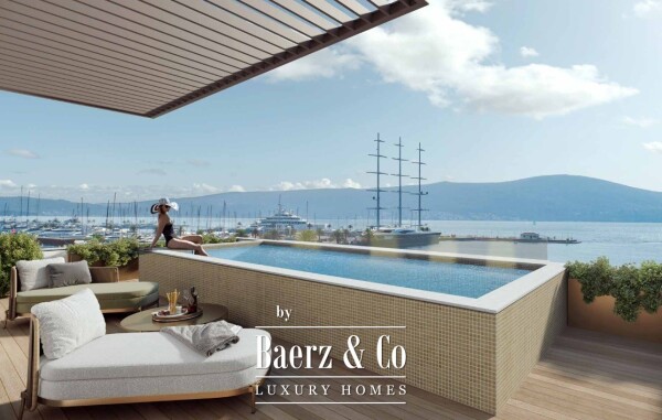 photo 1 Luxurious Penthouse near the Sea in Porto Montenegro