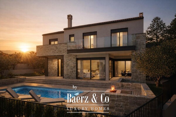 photo 2 Island of Krk, Šilo, luxury villa first row to the sea, Villa A