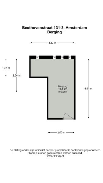 Floor Plan 3 - Beethovenstraat 131 3