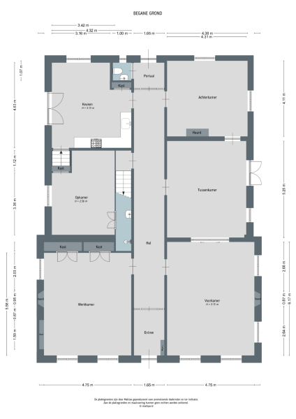 Floor Plan 1 - Molenstraat 22