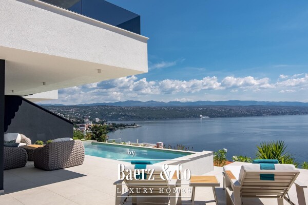 photo 1 Opatija, luxurious four-bedroom apartment with private pool and SPA area