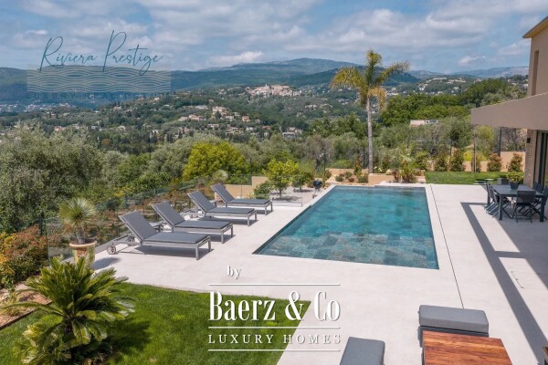 photo 5 OPIO: Contemporary in private estate with view of golf course and old village