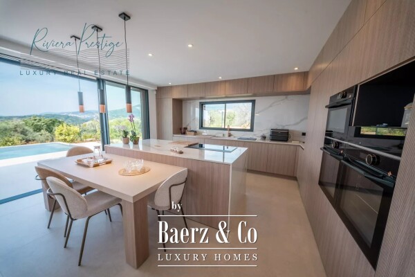 photo 10 OPIO: Contemporary in private estate with view of golf course and old village