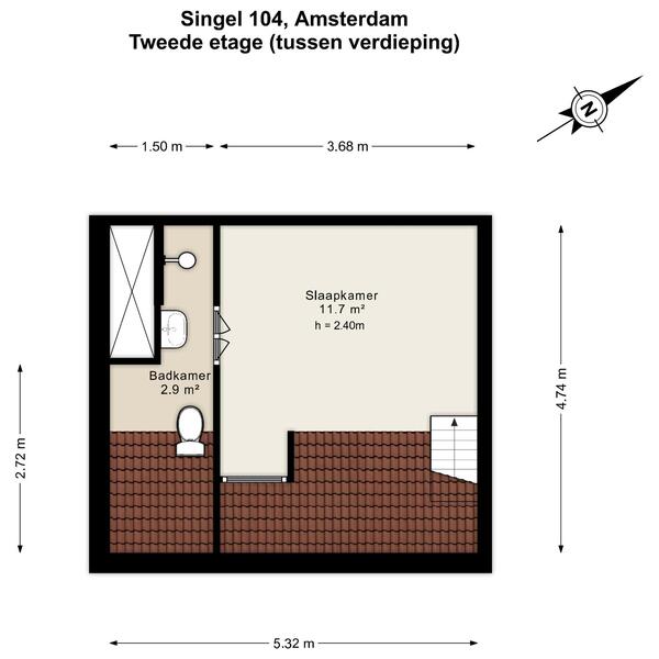 Floor Plan 11 - Singel 104 A