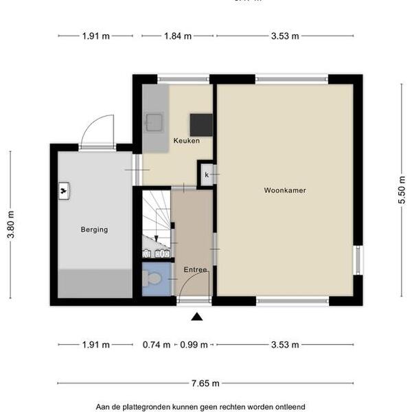 Floor Plan 1 - van Beekstraat 134