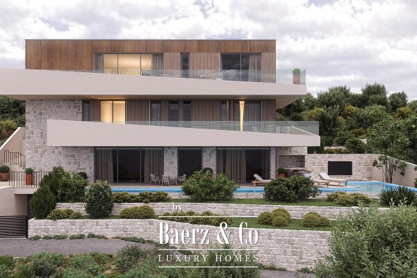photo 10 Rogoznica, Zečevo Rogozničko, beautiful villa with a swimming pool and a panoramic sea view, 522 m²