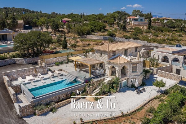 photo 2 Exceptional stone villa in Northern Zakynthos with sea views and self-contained guesthouse