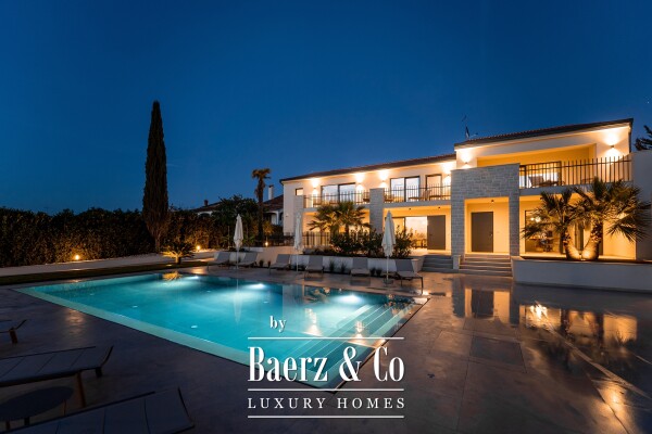 photo 2 Modern Villa with Three Residential Units, Heated Pool and Sea View
