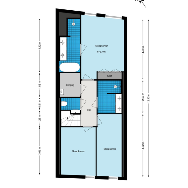 Floor Plan 1 - Droogbak 7 H