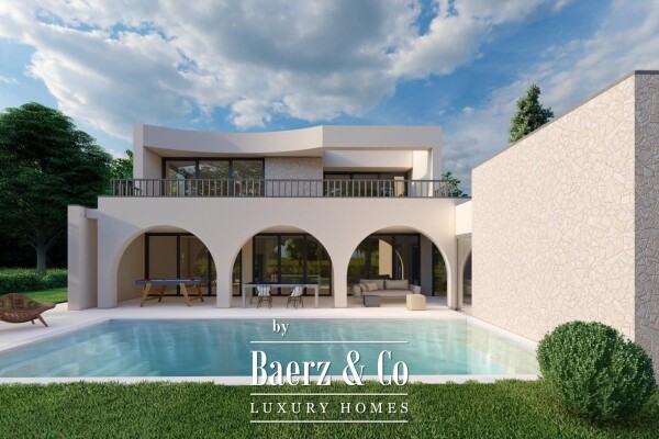 photo 1 Istria, Poreč area, exclusive semi‑detached house with sea view and pool