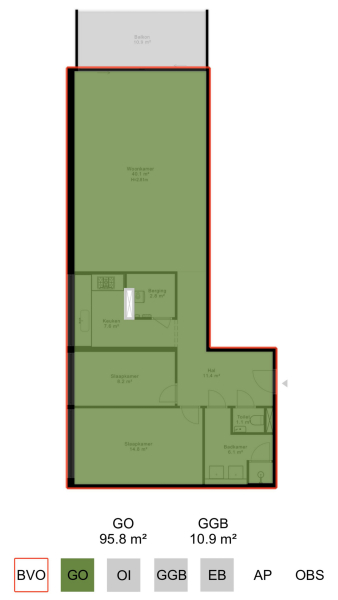 Floor Plan 3 - Overhoeksparklaan 180
