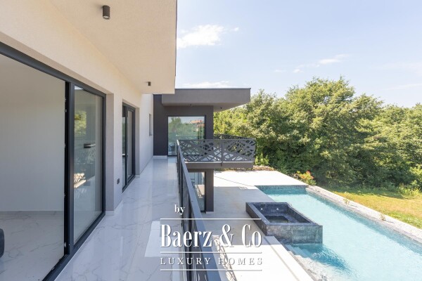 photo 35 Istria, Svetvinčenat, impressive villa with swimming pool and sauna on a spacious construction plot