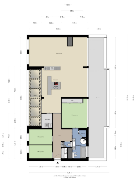 Floor Plan 1 - Irenestraat 31 C