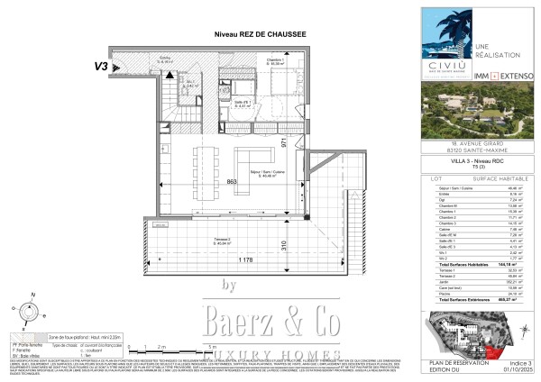 Floor Plan 1 - Avenue Girard 18-V03