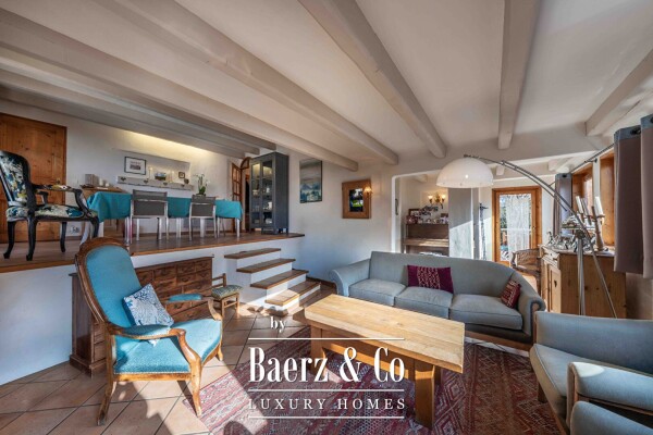 photo 3 An exceptional chalet facing the mountain peaks