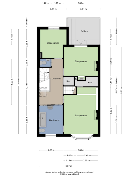 Floor Plan 3 - Rijnsburgerweg 138