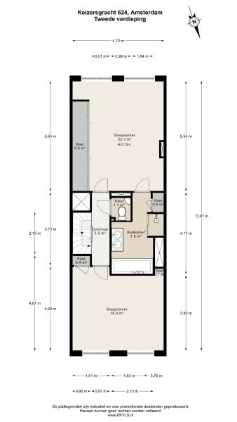 Floor Plan 3 - Keizersgracht 624