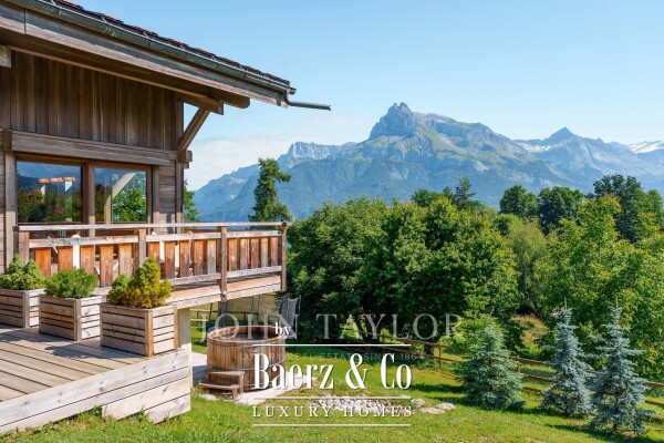 photo 5 Exceptional Chalet in Combloux – Breathtaking Mont Blanc Views