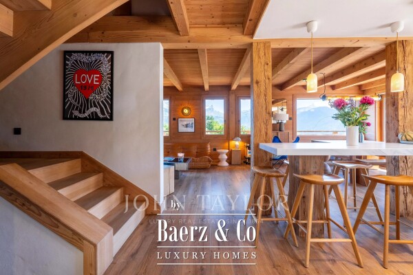 photo 9 Exceptional Chalet in Combloux – Breathtaking Mont Blanc Views