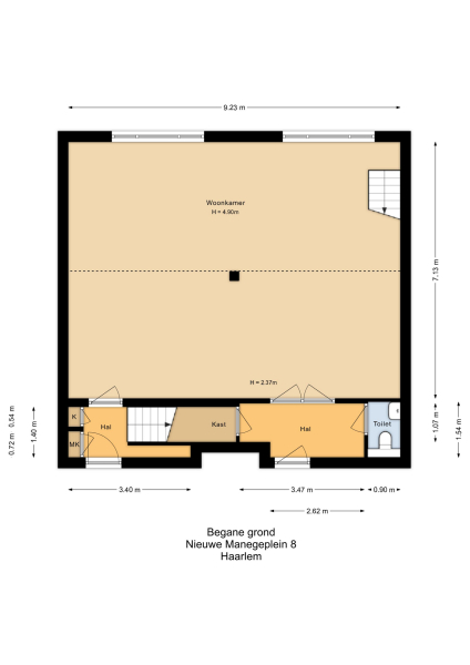Floor Plan 1 - Nieuwe Manegeplein 8