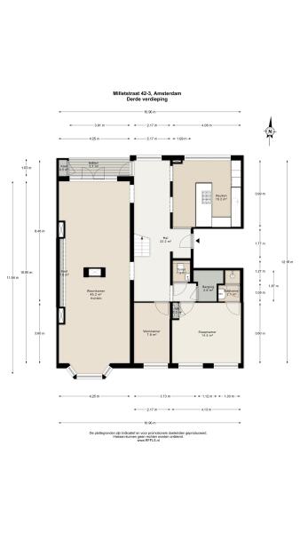 Floor Plan 1 - Milletstraat 42 3