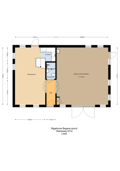 Floor Plan 5 - Heereweg 421 A