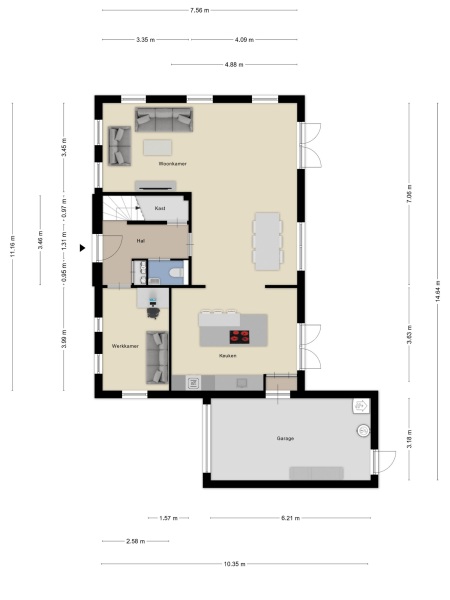 Floor Plan 1 - Korstiaen Bestebroerlaan 46