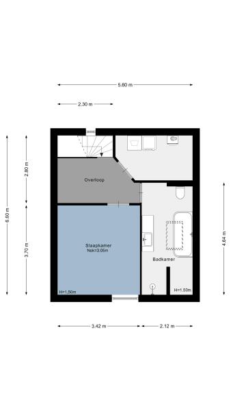 Floor Plan 3 - van Ruysdaellaan 12