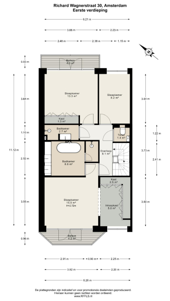Floor Plan 7 - Richard Wagnerstraat 30