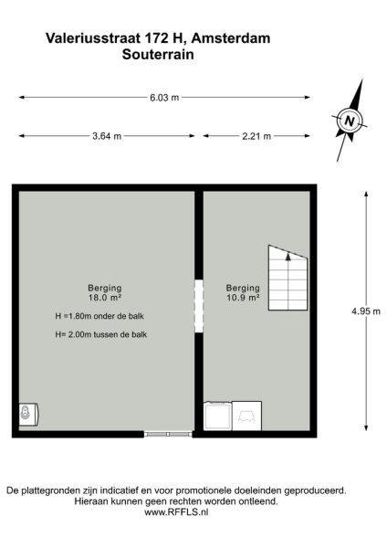 Floor Plan 1 - Valeriusstraat 172 H