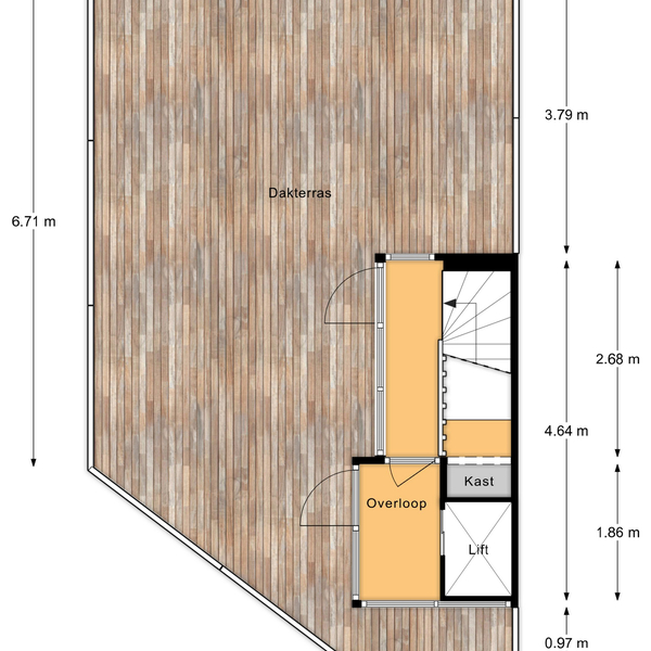 Floor Plan 5 - Jacob Obrechtstraat 9 H