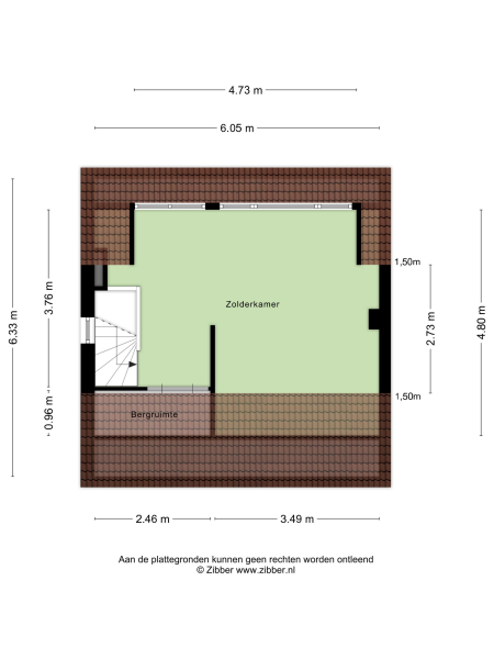 Floor Plan 5 - Bergweg-noord 28