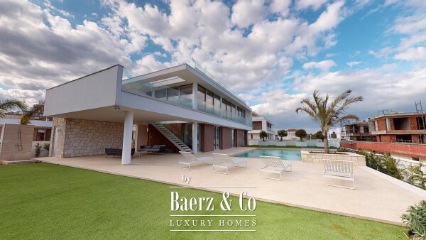photo 2 Blue Sky Exclusive Collection – key ready 4 bedroom beachfront villa with infinity pool and lift, Pervolia (villa 7)