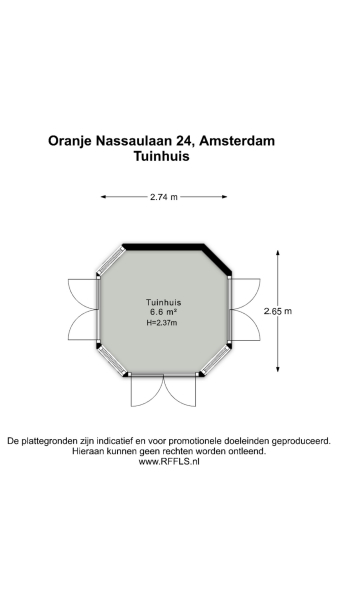 Floor Plan 13 - Oranje Nassaulaan 24
