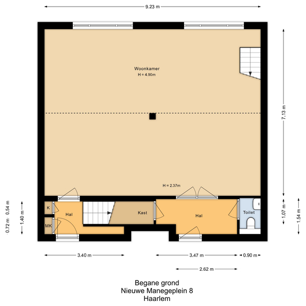 Floor Plan 1 - Nieuwe Manegeplein 8