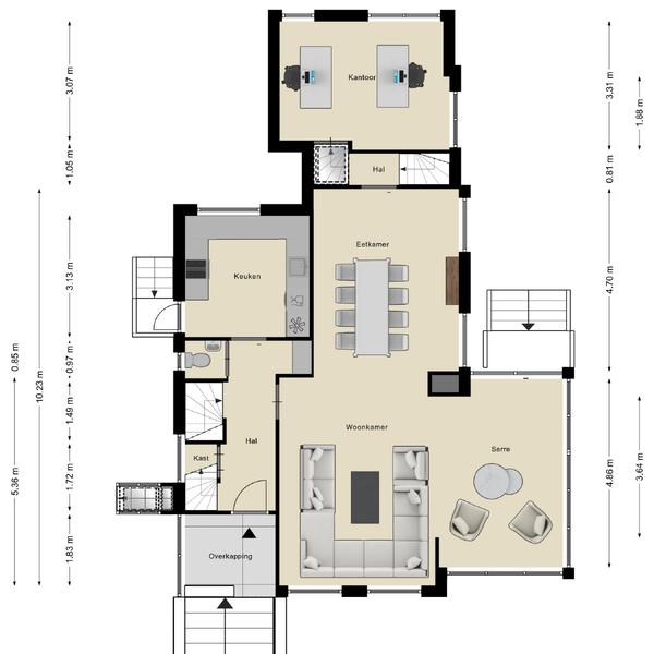 Floor Plan 1 - Kerklaan 10