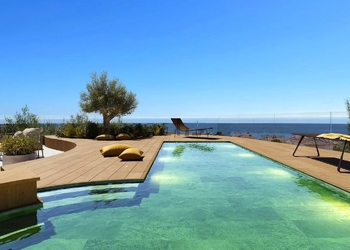 Bright Deluxe Apartment with Sea View Terrace