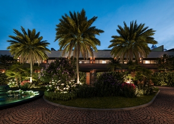 Grand Residence with Private Garden and Rooftop Pool