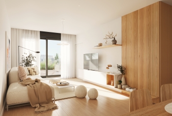 Spacious penthouse with large terrace and open urban views