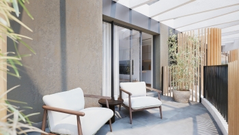 Spacious penthouse with large terrace and open urban views