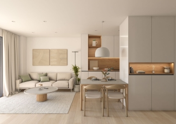 Penthouse with expansive terrace and balanced indoor-outdoor living