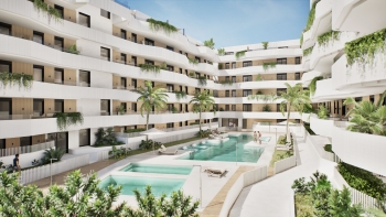 Compact penthouse with efficient layout and private terrace